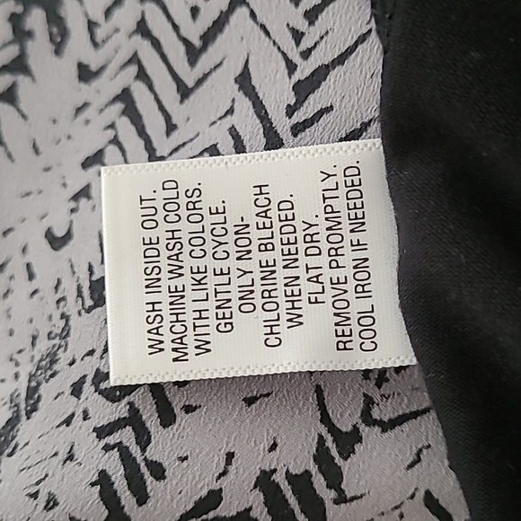 Croft Barrow Lady's Top/tunic  Black Gray Long SLV Mixed Media 💥💥💥💥💥 - Picture 8 of 9